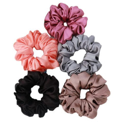 Silk Scrunchies (PACK OF 5 Multicolor)