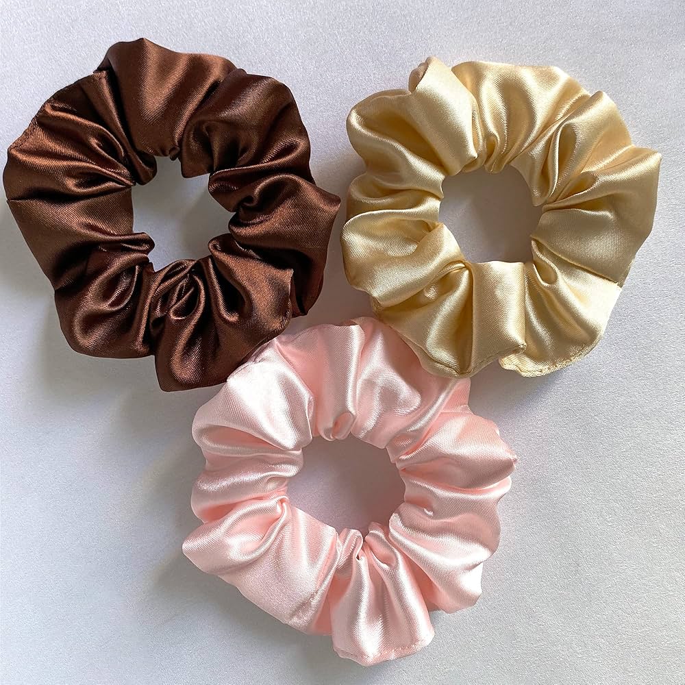 Silk Scrunchies (PACK OF 5 Multicolor)