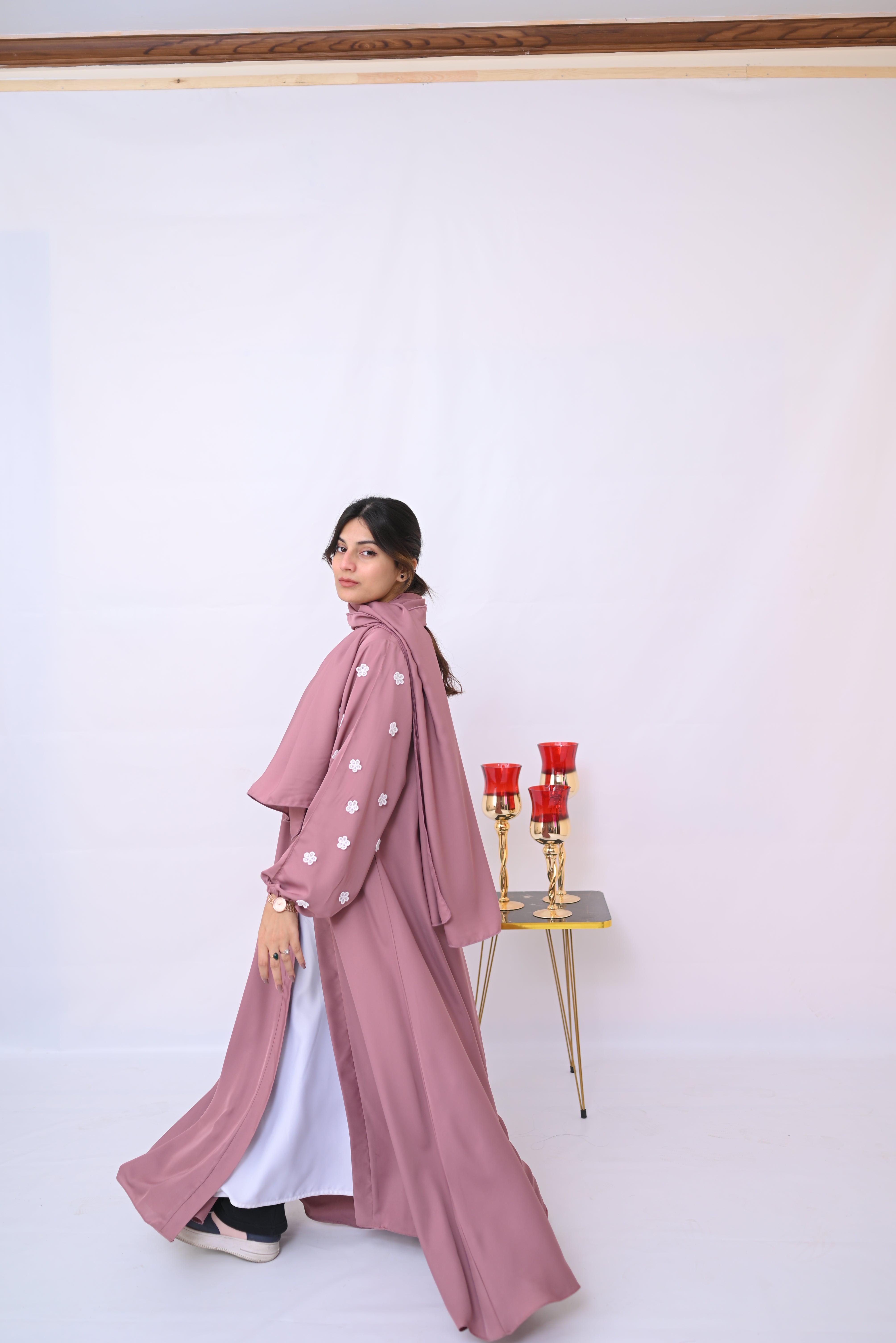 Dania's Floral Abaya