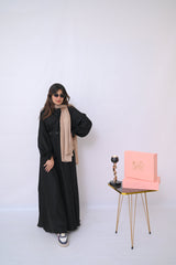 Flowing Silhouette  Full-Length Abaya