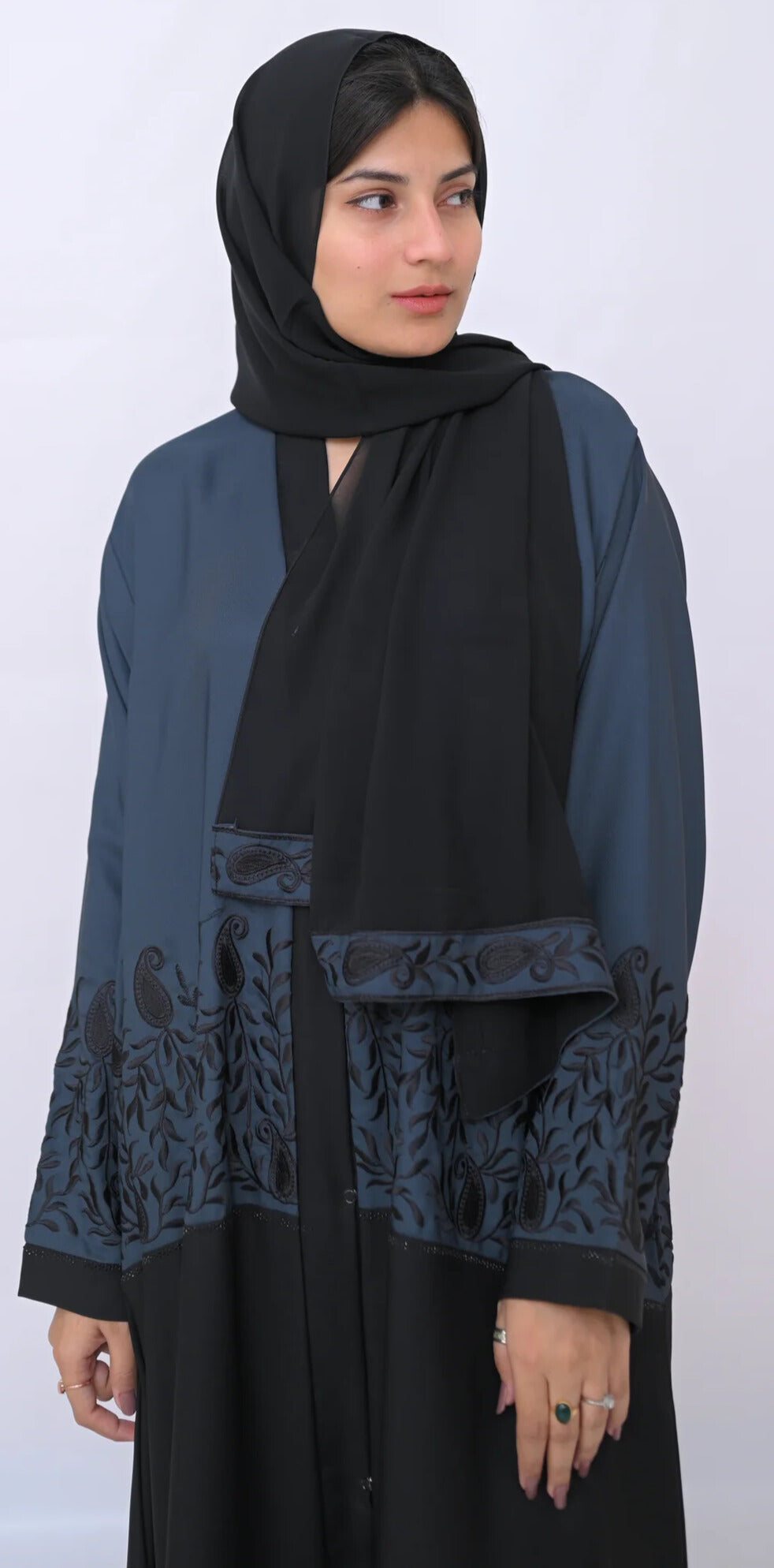 Dania's Embroidered Abaya