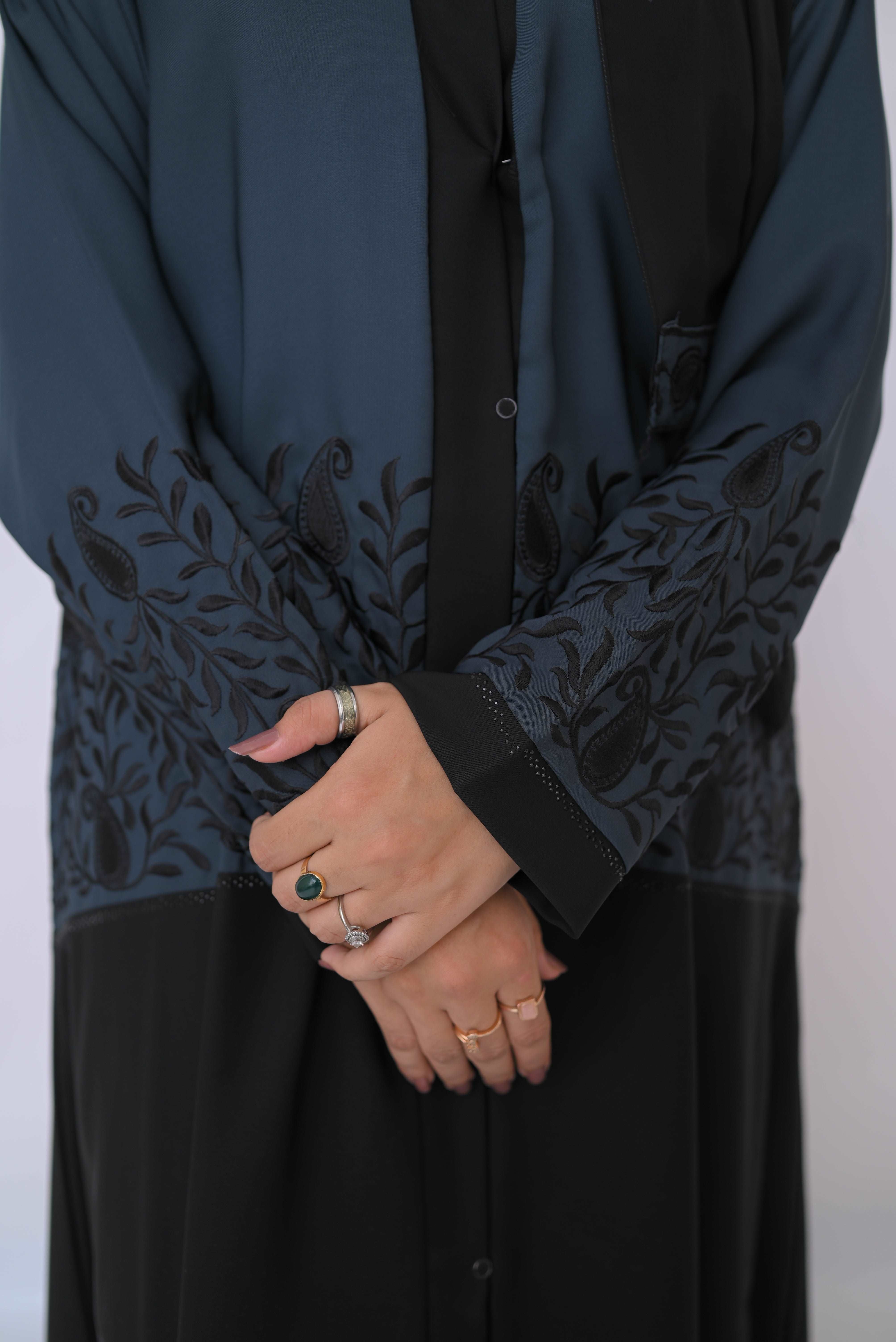 Dania's Embroidered Abaya