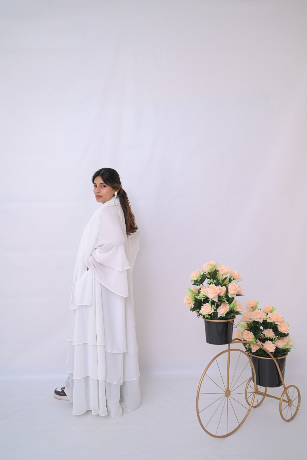 Dania's Elegant Frill Abaya