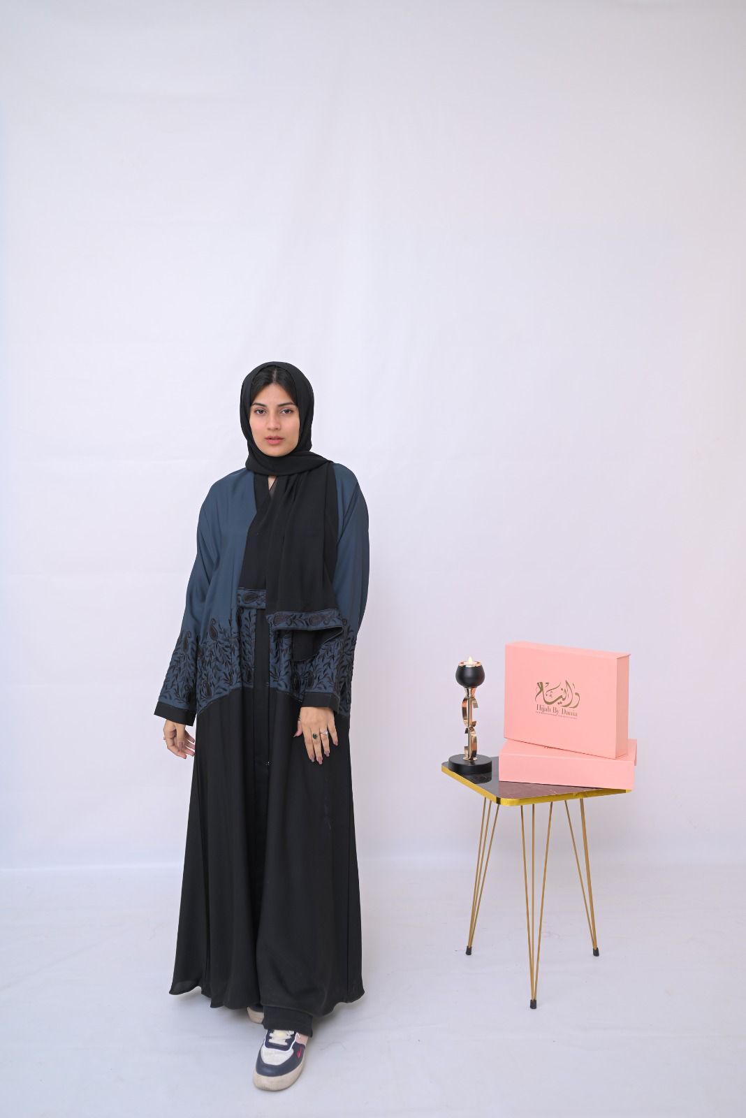 Dania's Embroidered Abaya