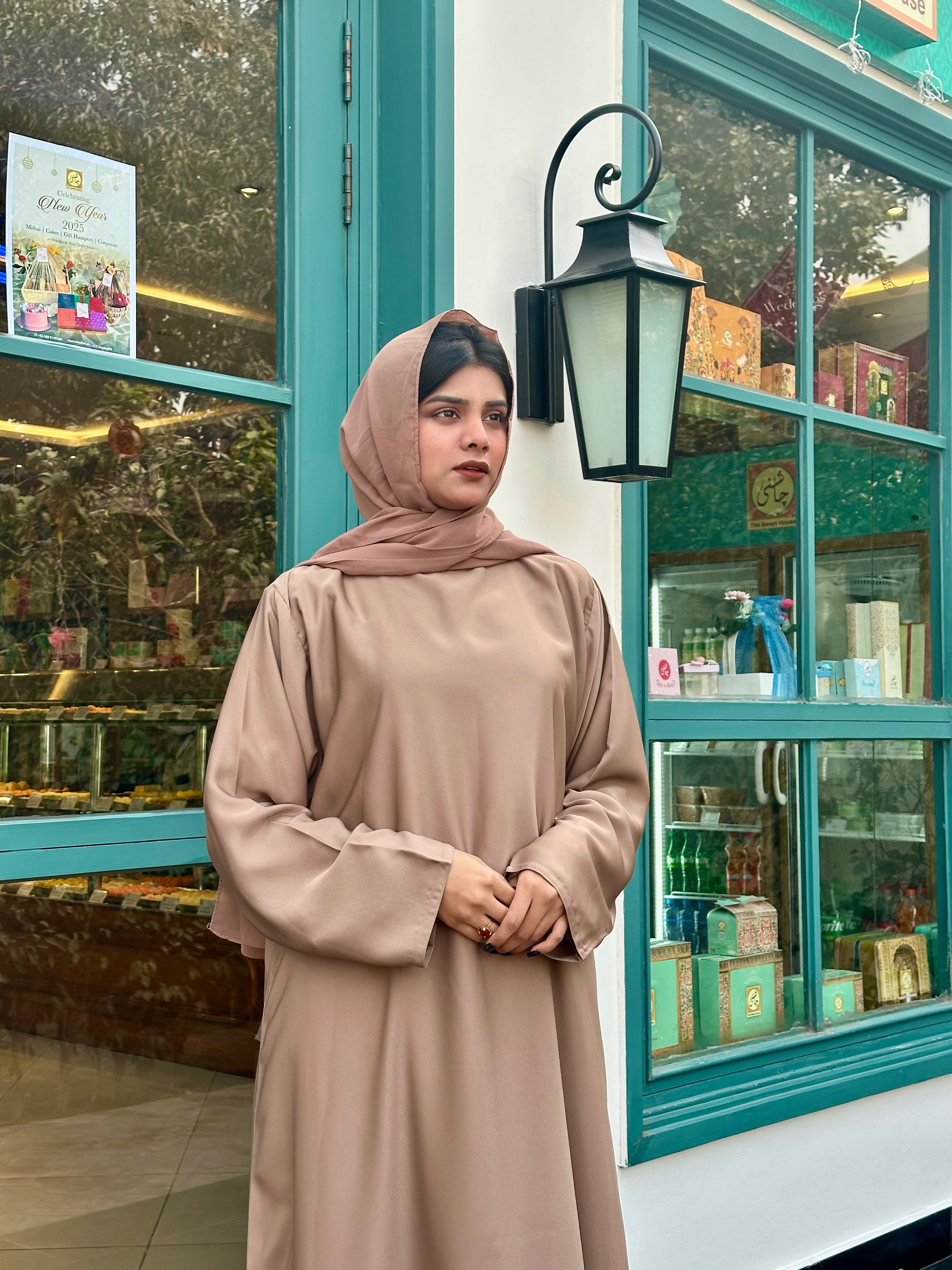 Dania's Daily wear Abaya (Dessert Brown)