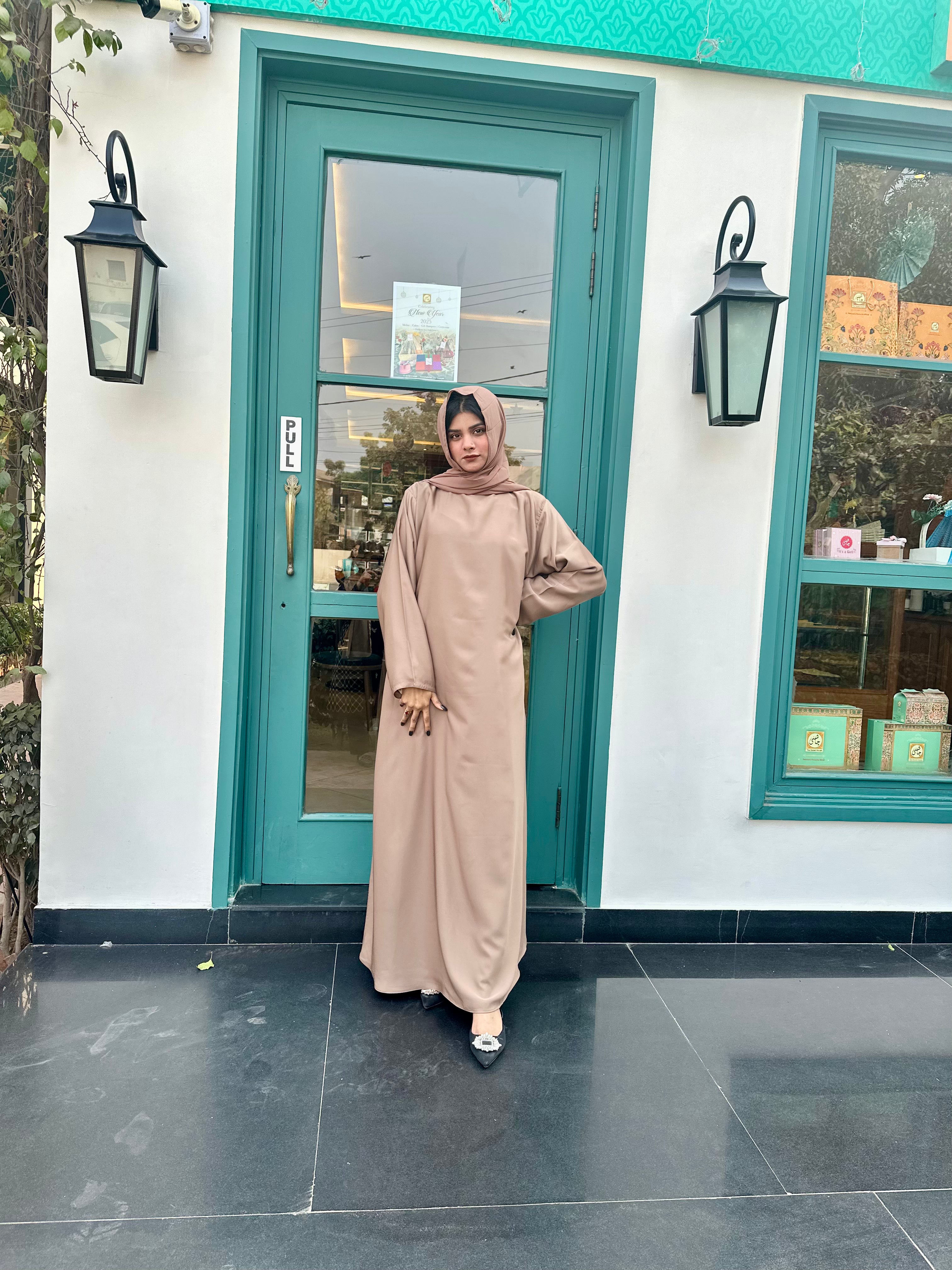 Dania's Daily wear Abaya (Dessert Brown)