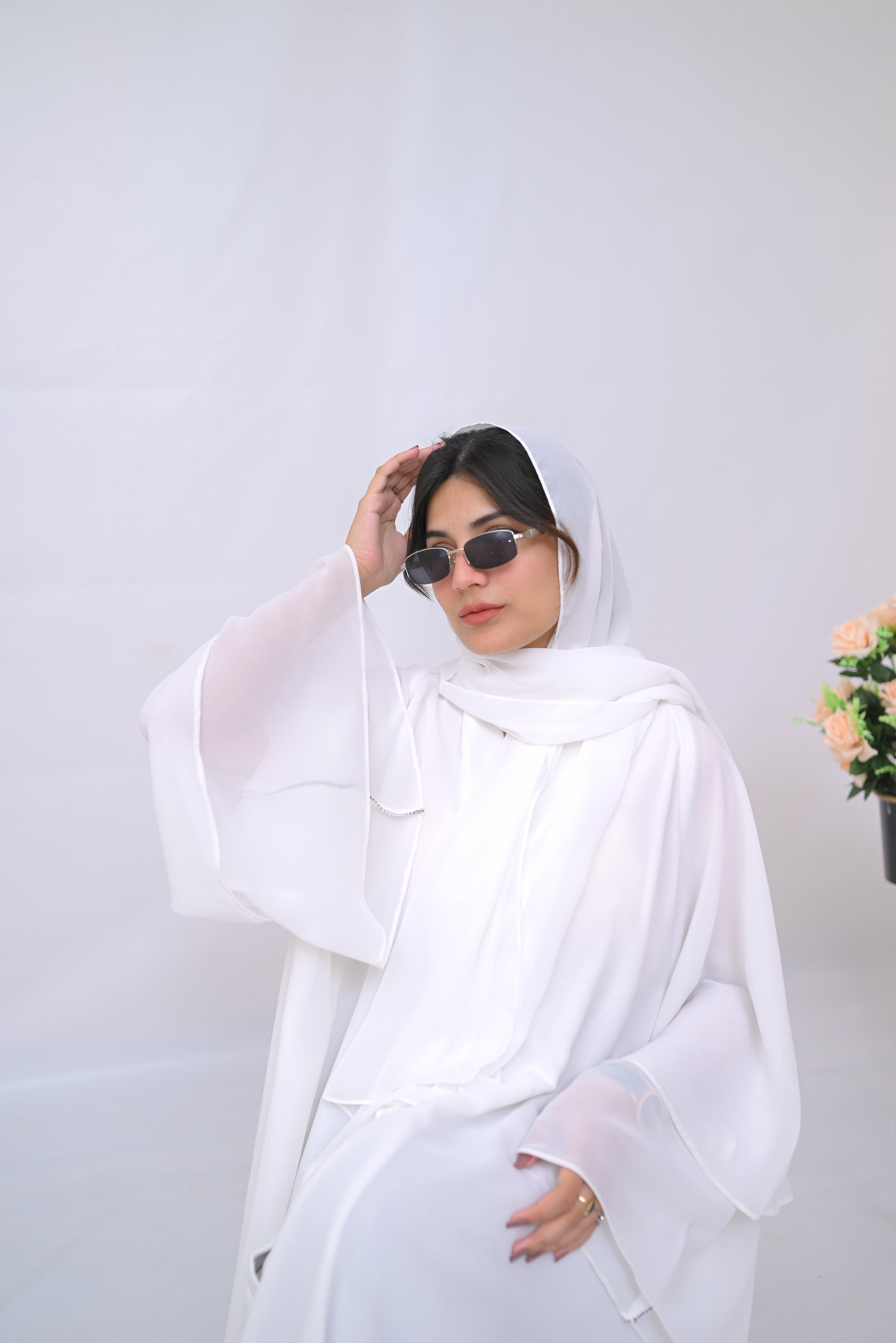 Dania's Elegant Frill Abaya