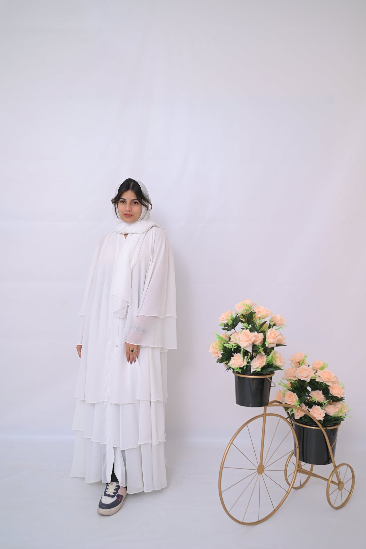 Dania's Elegant Frill Abaya