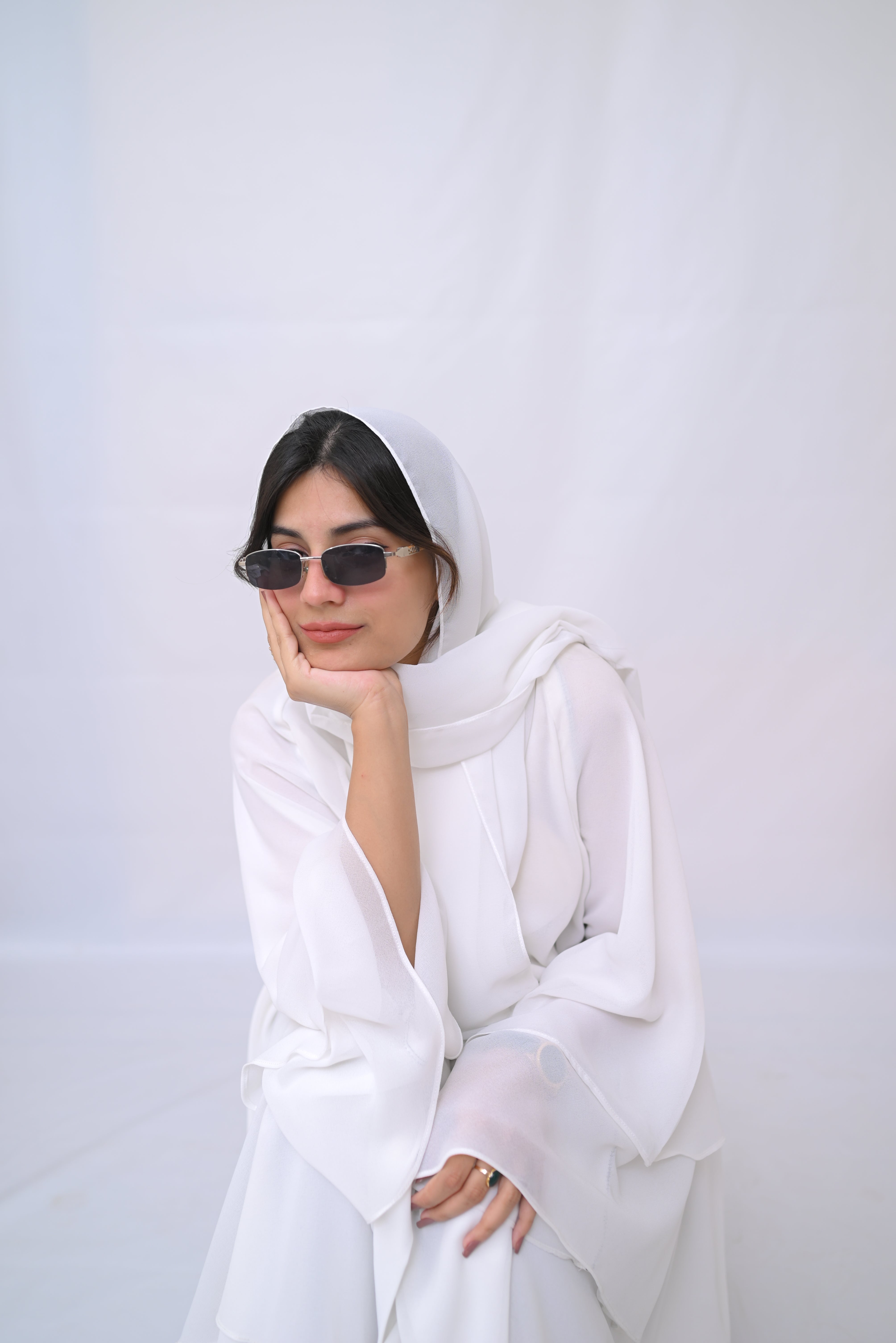 Dania's Elegant Frill Abaya