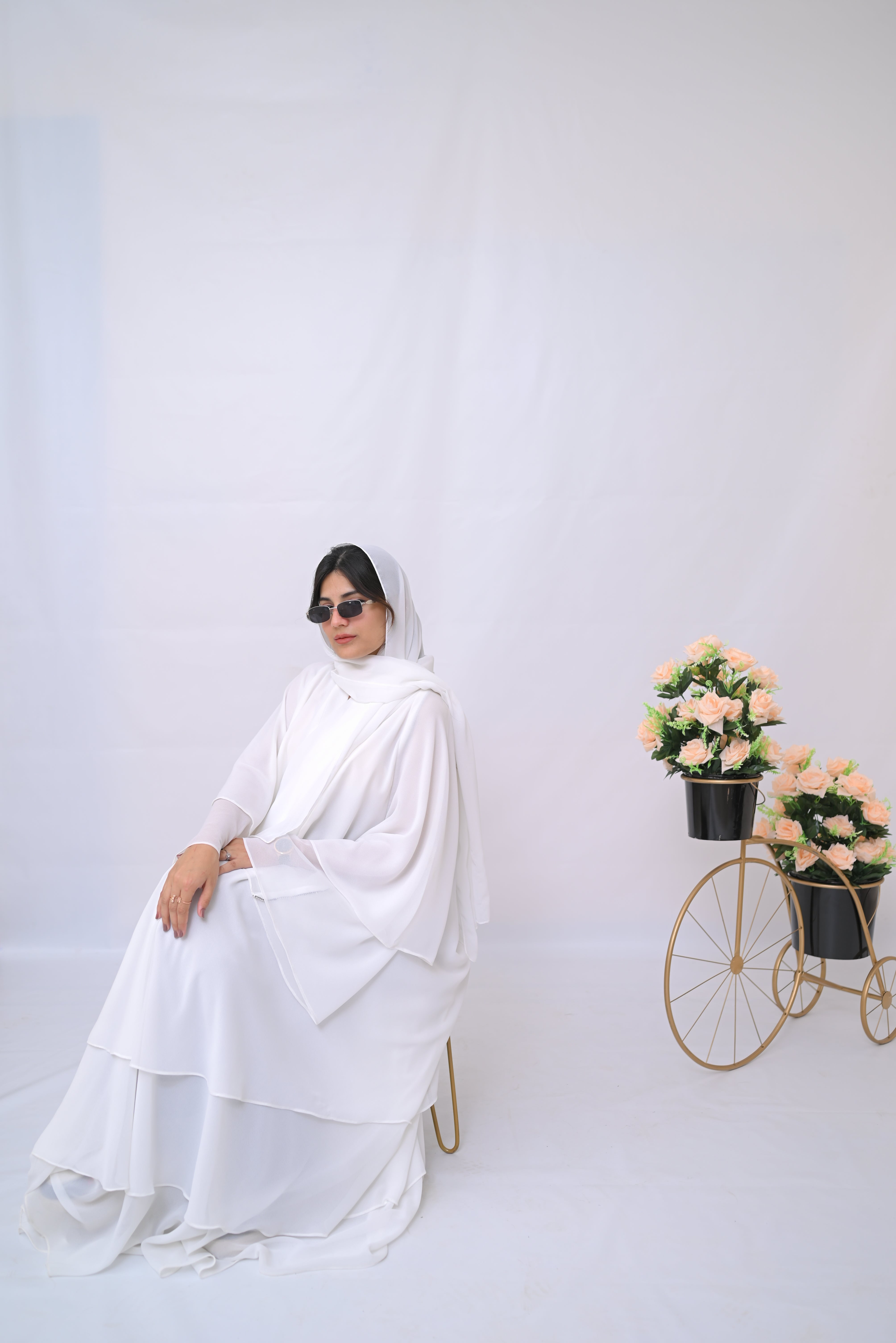 Dania's Elegant Frill Abaya