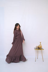 Dania's Chic Frill Abaya